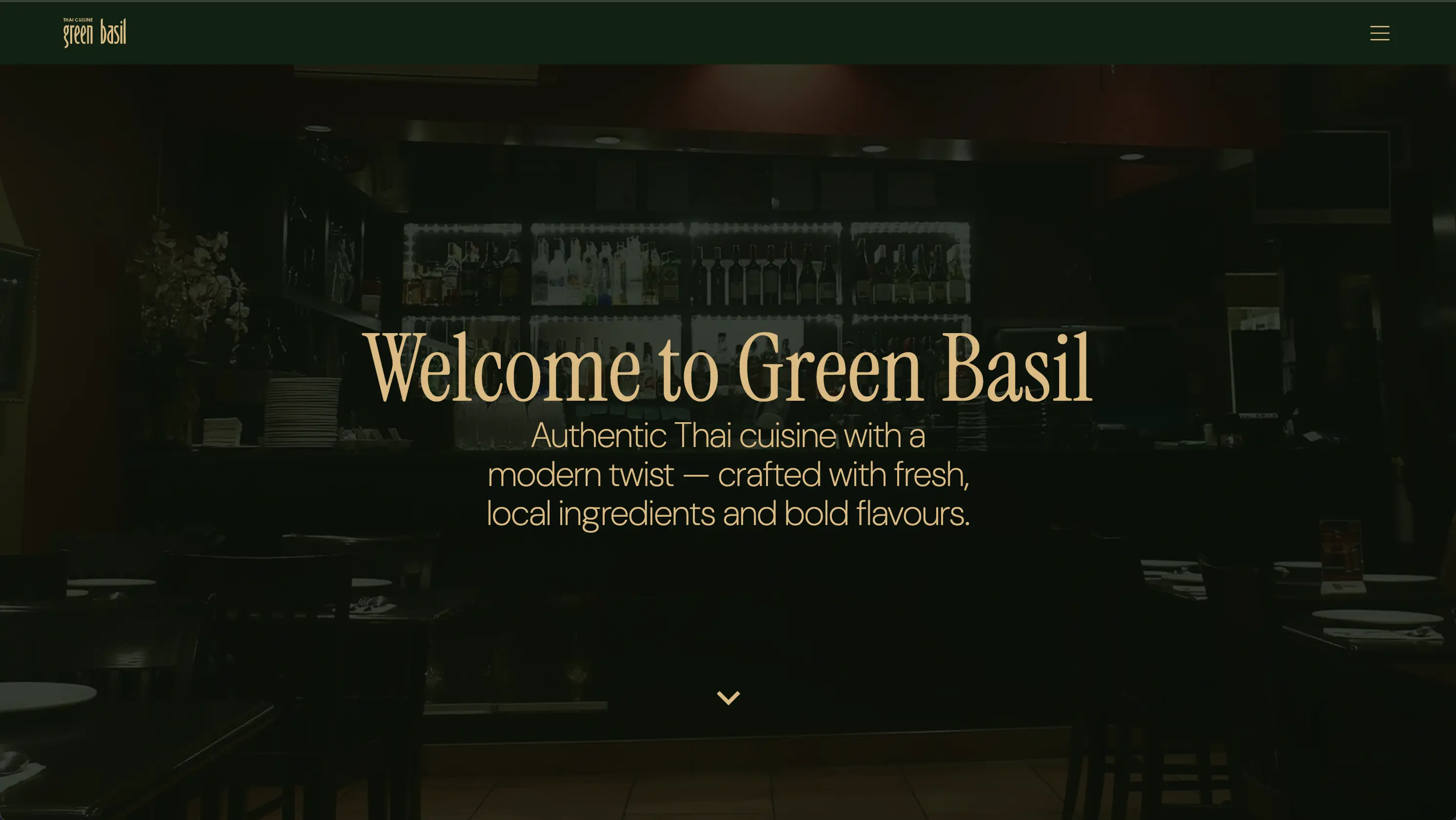 Green Basil Thai Restaurant Project Thumbnail